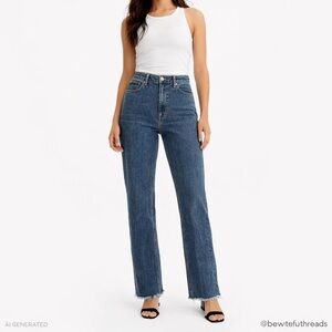 Abercrombie & Fitch 30W Slim Straight Ultra High Rise Jeans 31.5” Inseam